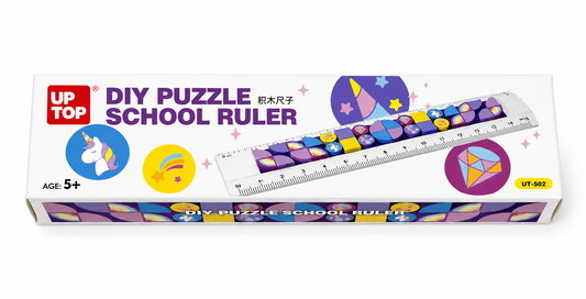 DIY Puzzle School Ruler 15 cm