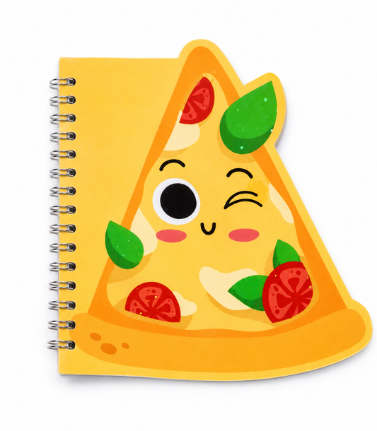 Cute Spiral Notebook | Fun Fast Food cut out  Notebook for Kids