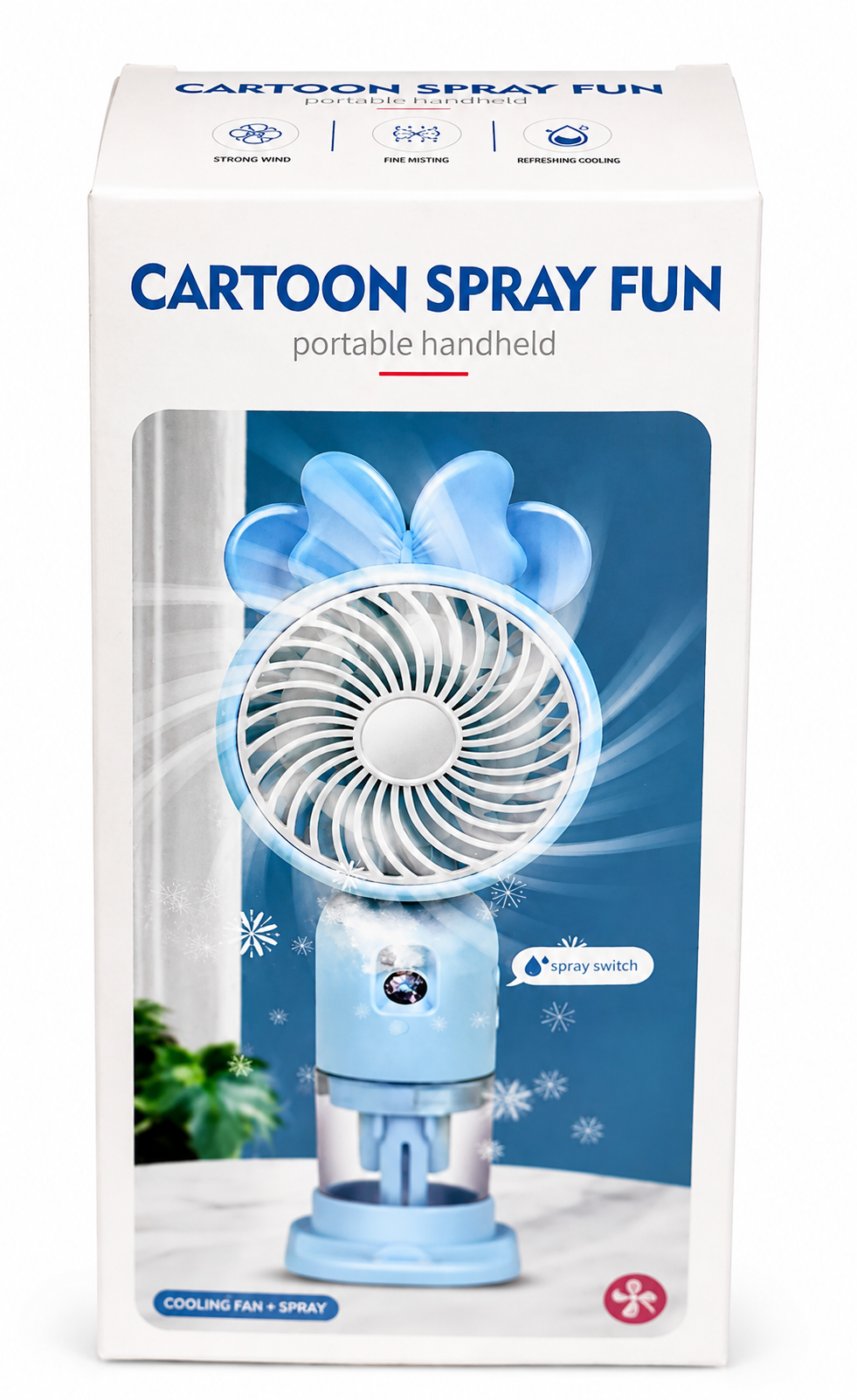 Portable Cartoon Spray Fan