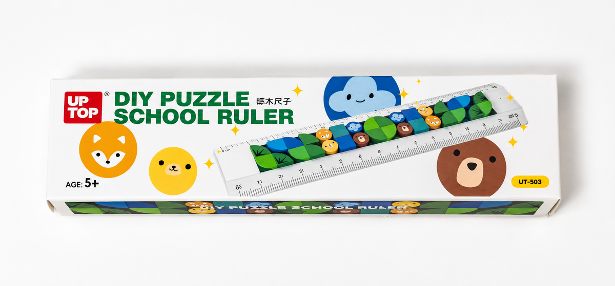 DIY Puzzle School Ruler 15 cm