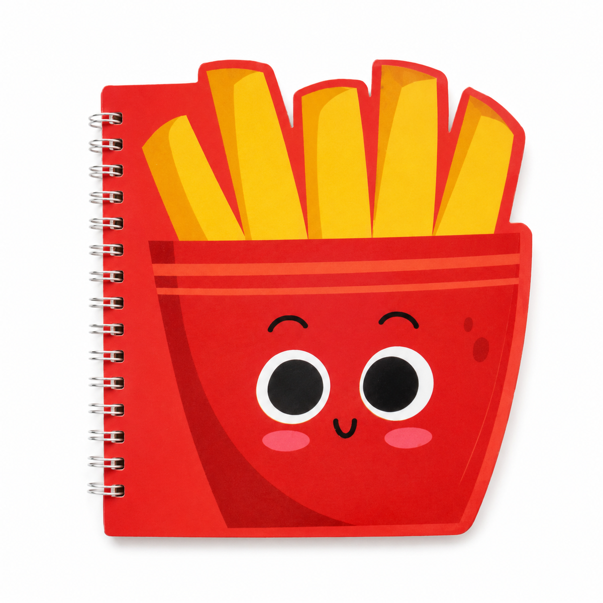 Cute Spiral Notebook | Fun Fast Food cut out  Notebook for Kids