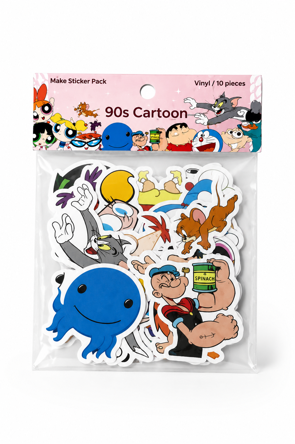 Cartoon Vinyl Sticker Pack