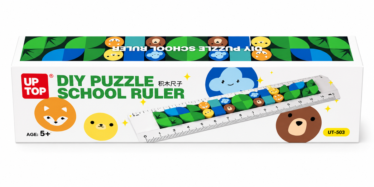DIY Puzzle School Ruler 15 cm